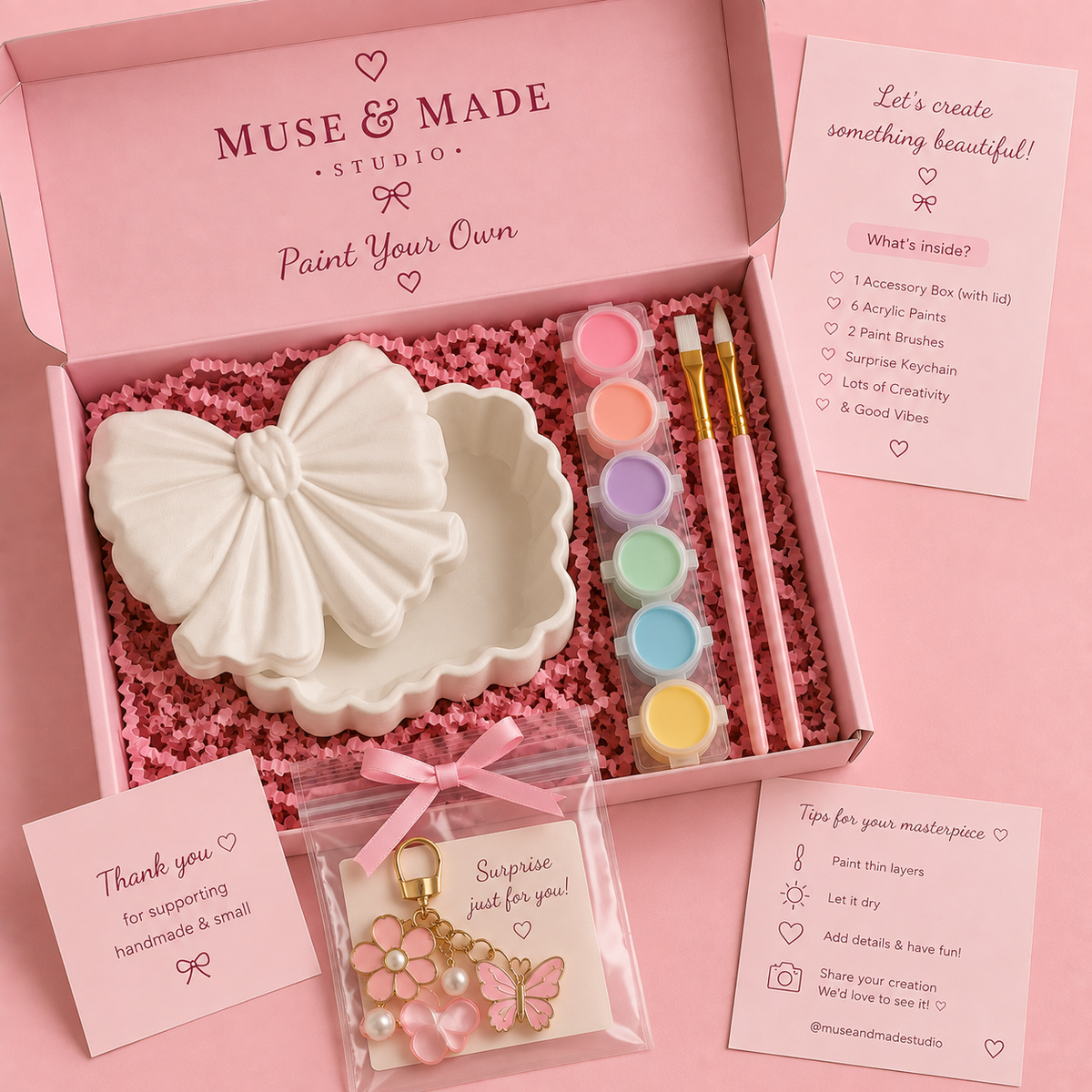 🎀 Muse & Made Creative Paint Boxes