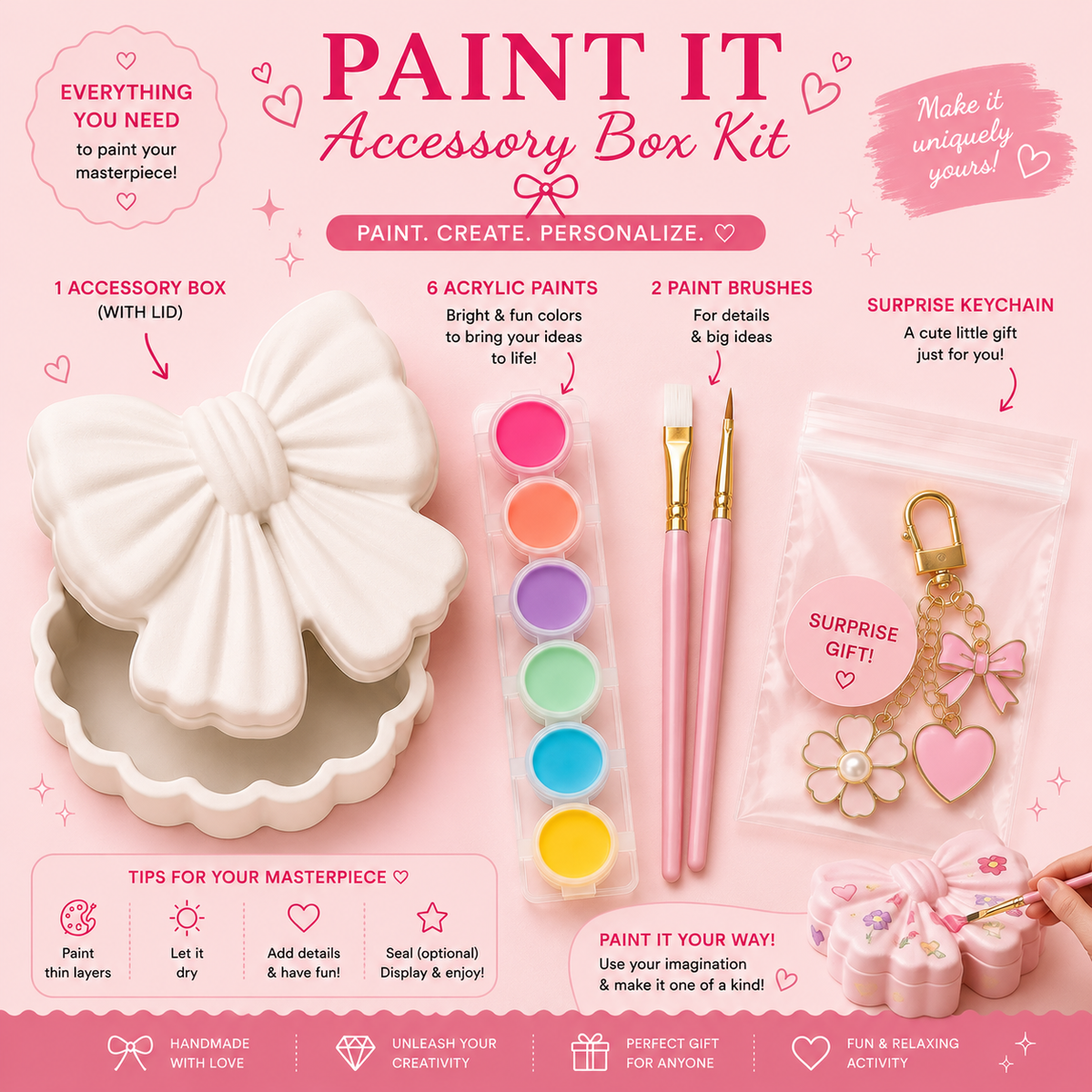 🎀 Muse & Made Creative Paint Boxes