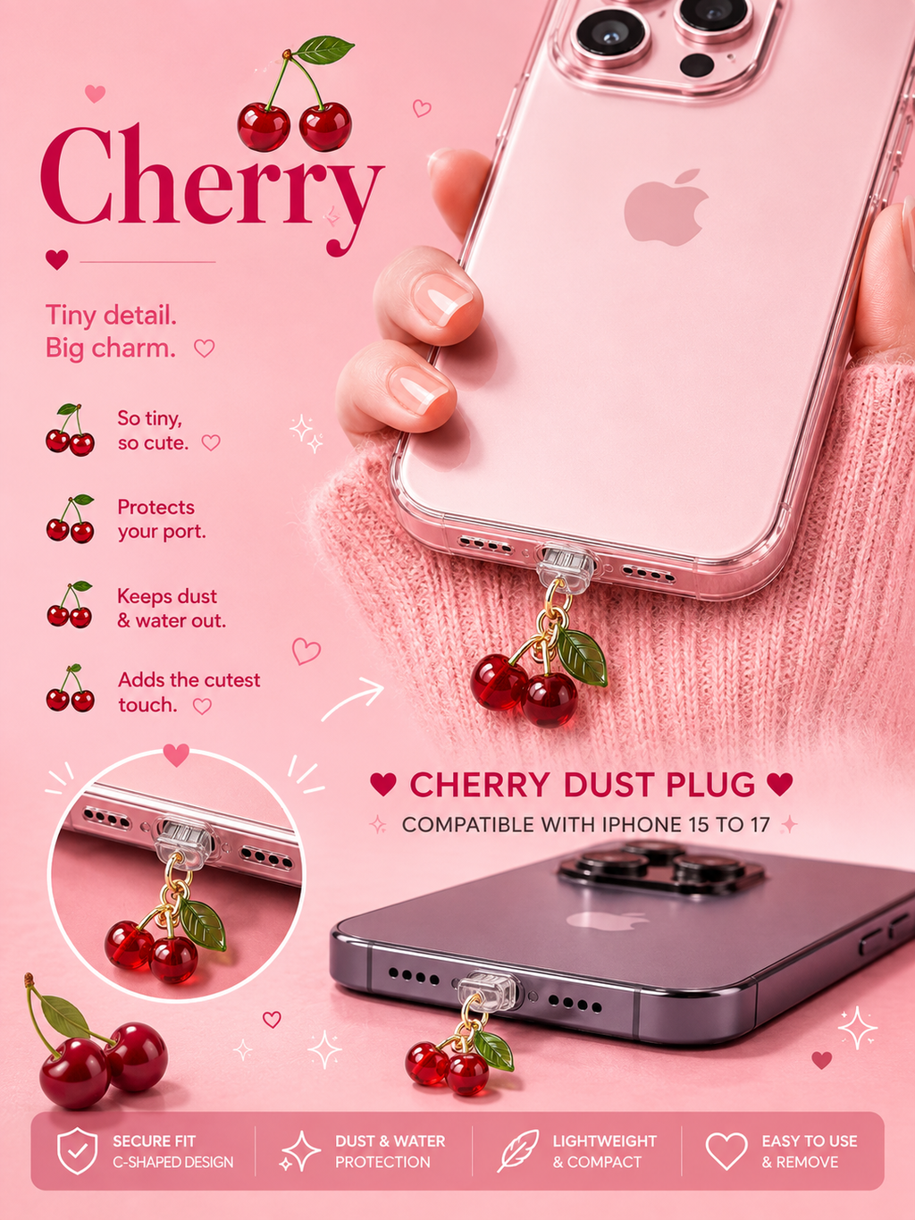 🍒 Cherry Dust Plug Collection