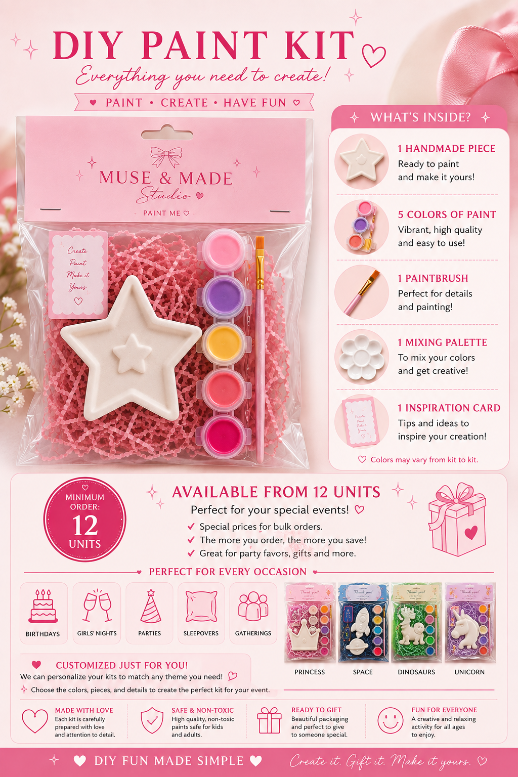 DIY Paint Party Kits 🎨✨