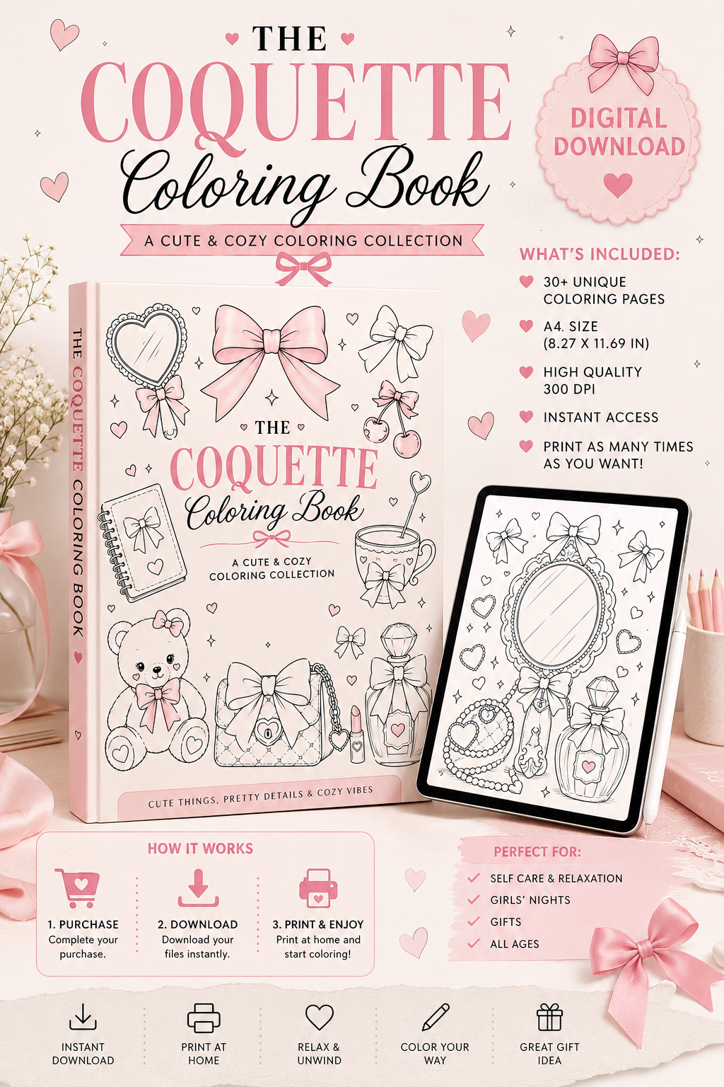 The Coquette Coloring Book