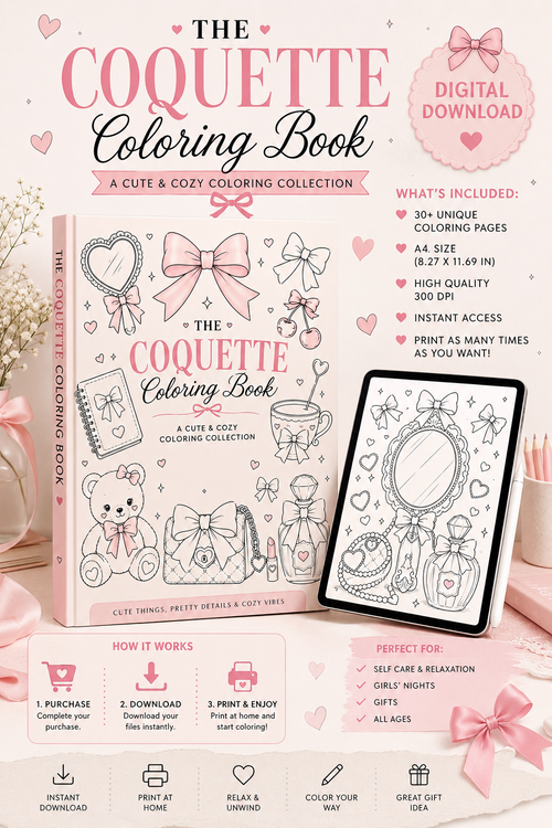 The Coquette Coloring Book