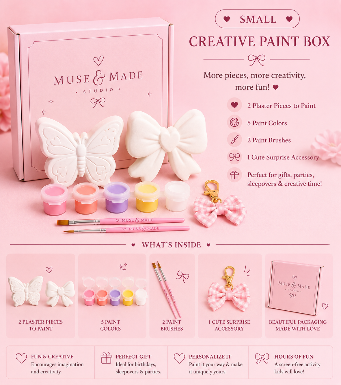 🎀 Muse & Made Creative Paint Boxes