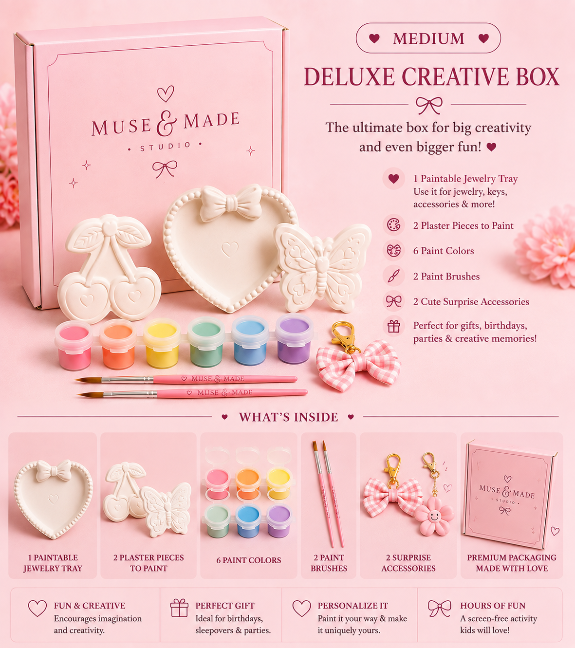 🎀 Muse & Made Creative Paint Boxes